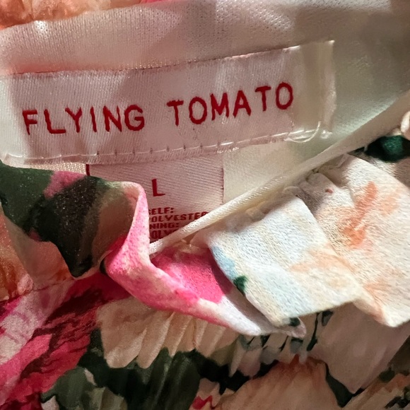 Ivory Floral Dress - Picture 11 of 13